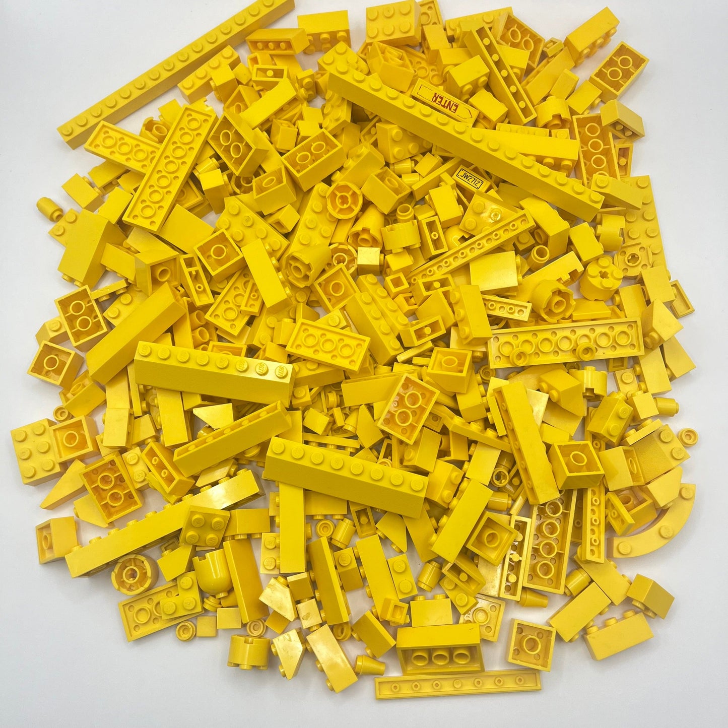 LEGO Yellow, Bricks, Plates, Slopes, Mixed Bag, Approx. 410g