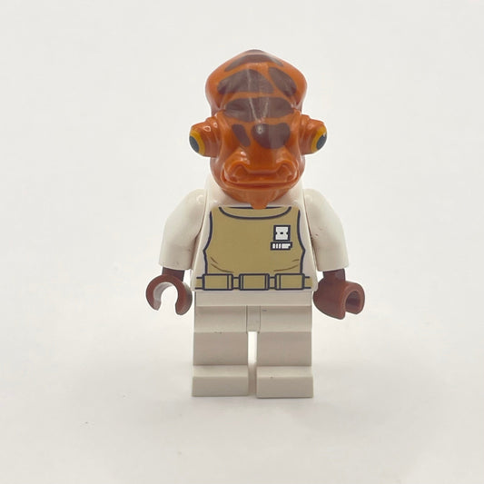 LEGO Admiral Ackbar, White Robe, Star Wars, Minifigure (sw0247)