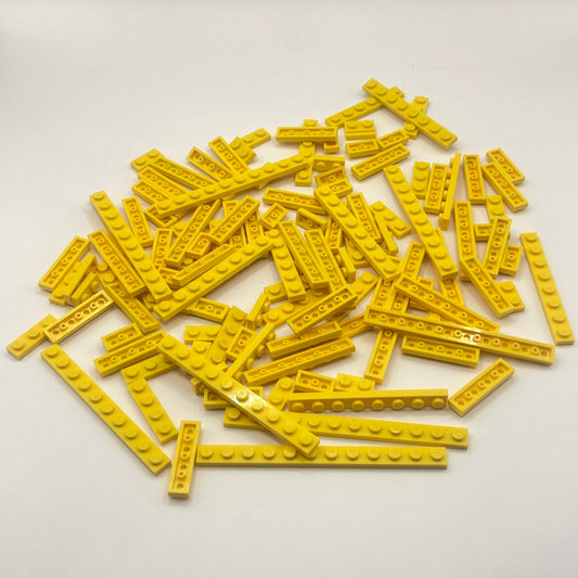 LEGO Plates, 1x Yellow, Approx. 80g