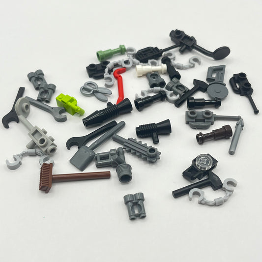 LEGO Minifigure Accessories, Tools, Mixed Colours, 40 Pieces