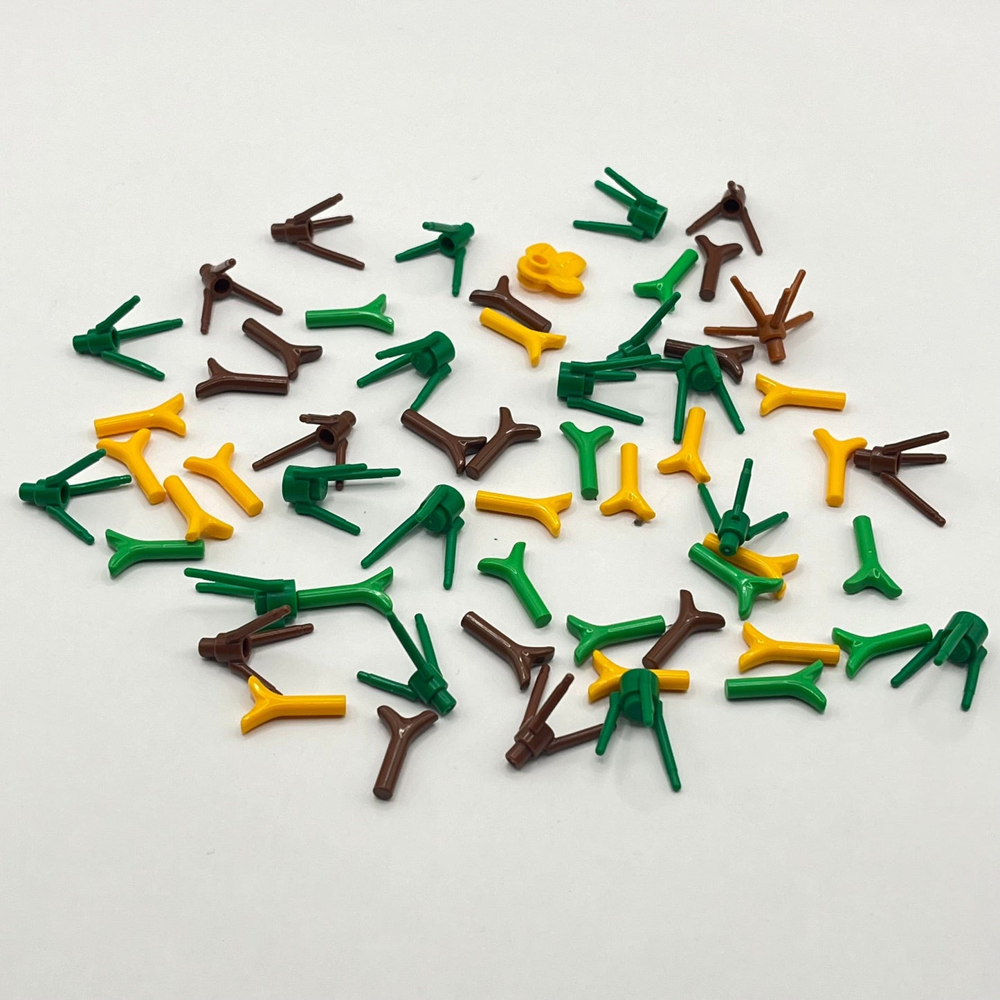 LEGO Mixed Colours, Plant Stems, 55 Pieces