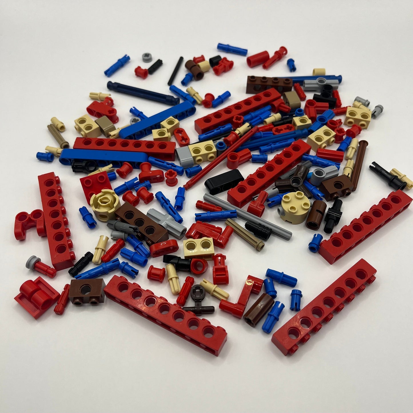 LEGO Technic Bricks and Pins, Mixed Colours, Approx. 85g