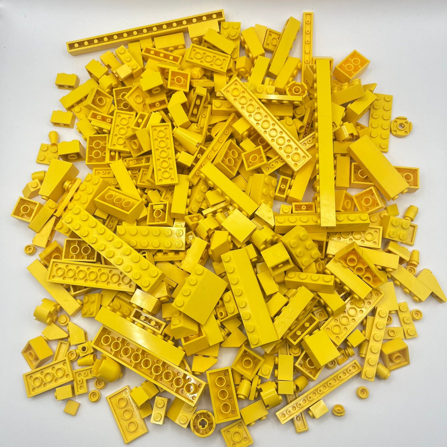 LEGO Yellow, Bricks, Plates, Slopes, Mixed Bag, Approx. 410g