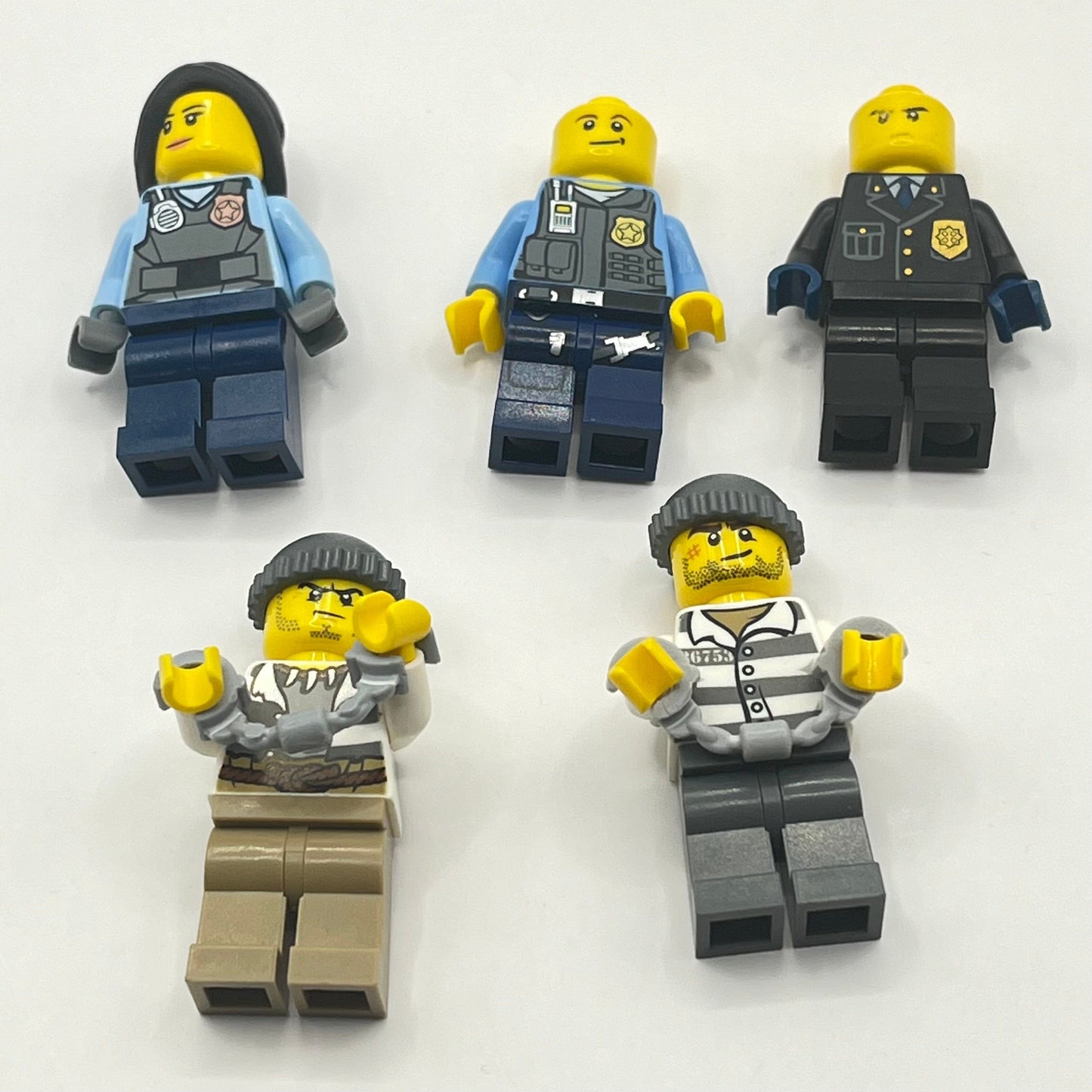 LEGO Police and Bandits, City Minifigures Variety Pack of 5