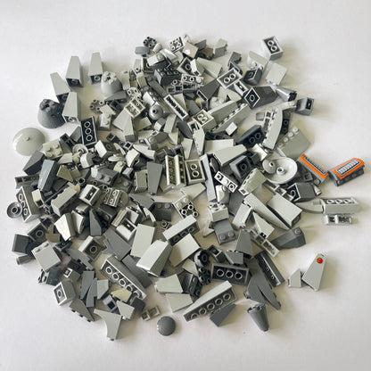 LEGO Mixed Grey Slopes Approx. 275g