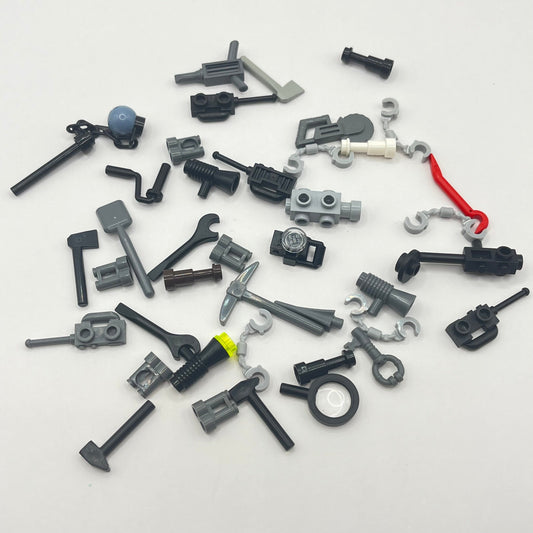 LEGO Minifigure Accessories, Tools, Mixed Colours, 40 Pieces