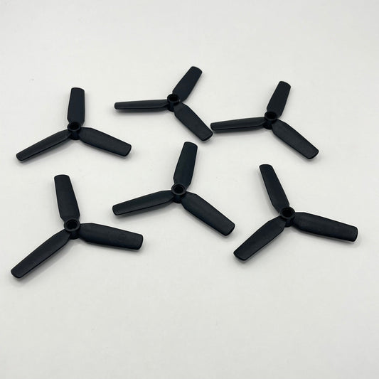 LEGO Black Propellors, 3 Blades, 9 Diameter, 6 Pieces (15790)