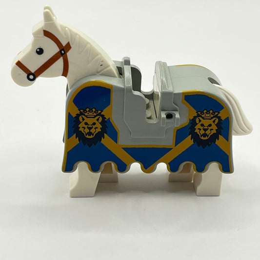 LEGO White Horse with Lion Barding, Castle, Knights