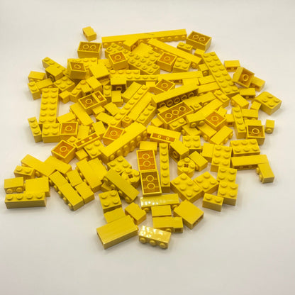 LEGO Mixed Bricks, Yellow, Approx. 130g