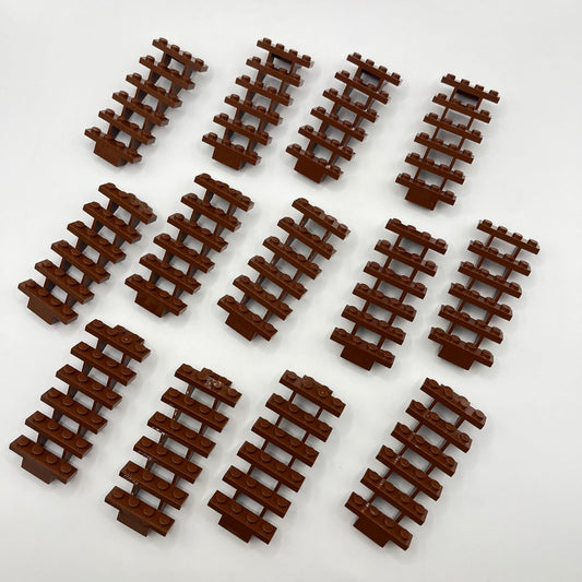 LEGO Reddish Brown Stairs, Building, 13 Pieces