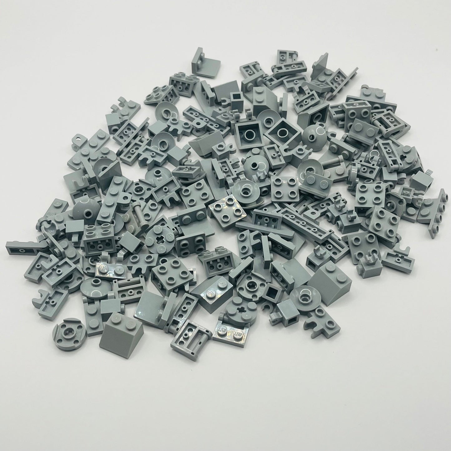 LEGO SNOT Pieces, Light Grey, Mixed Bag, Approx. 100g