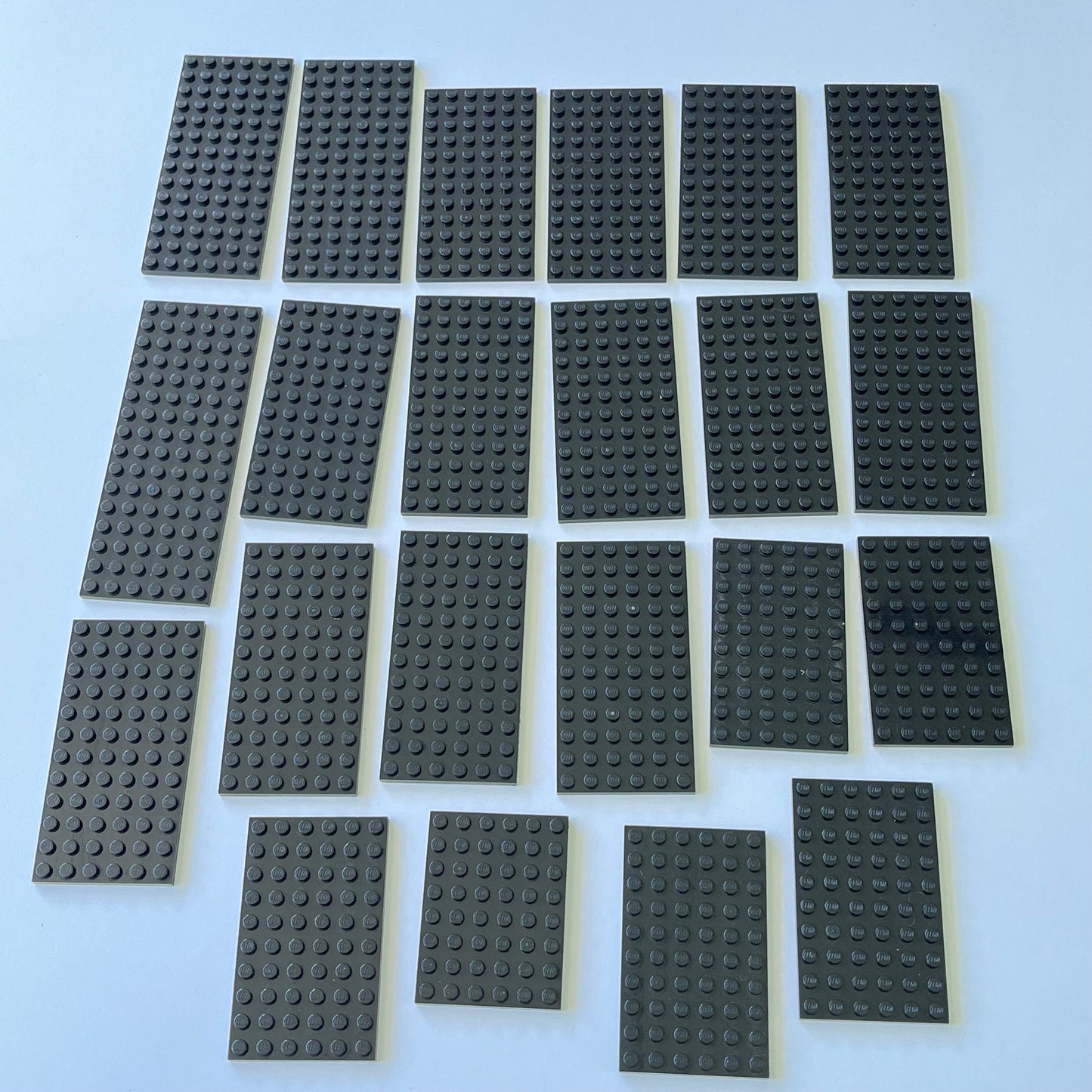 LEGO 6x Large Mixed Plates, Black, 22 Pieces