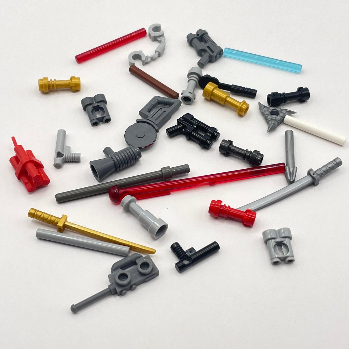 LEGO Minifigure Tools and Weapons, Approx. 30 pieces