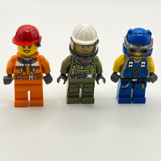 LEGO City Minifigures Variety Pack of 3