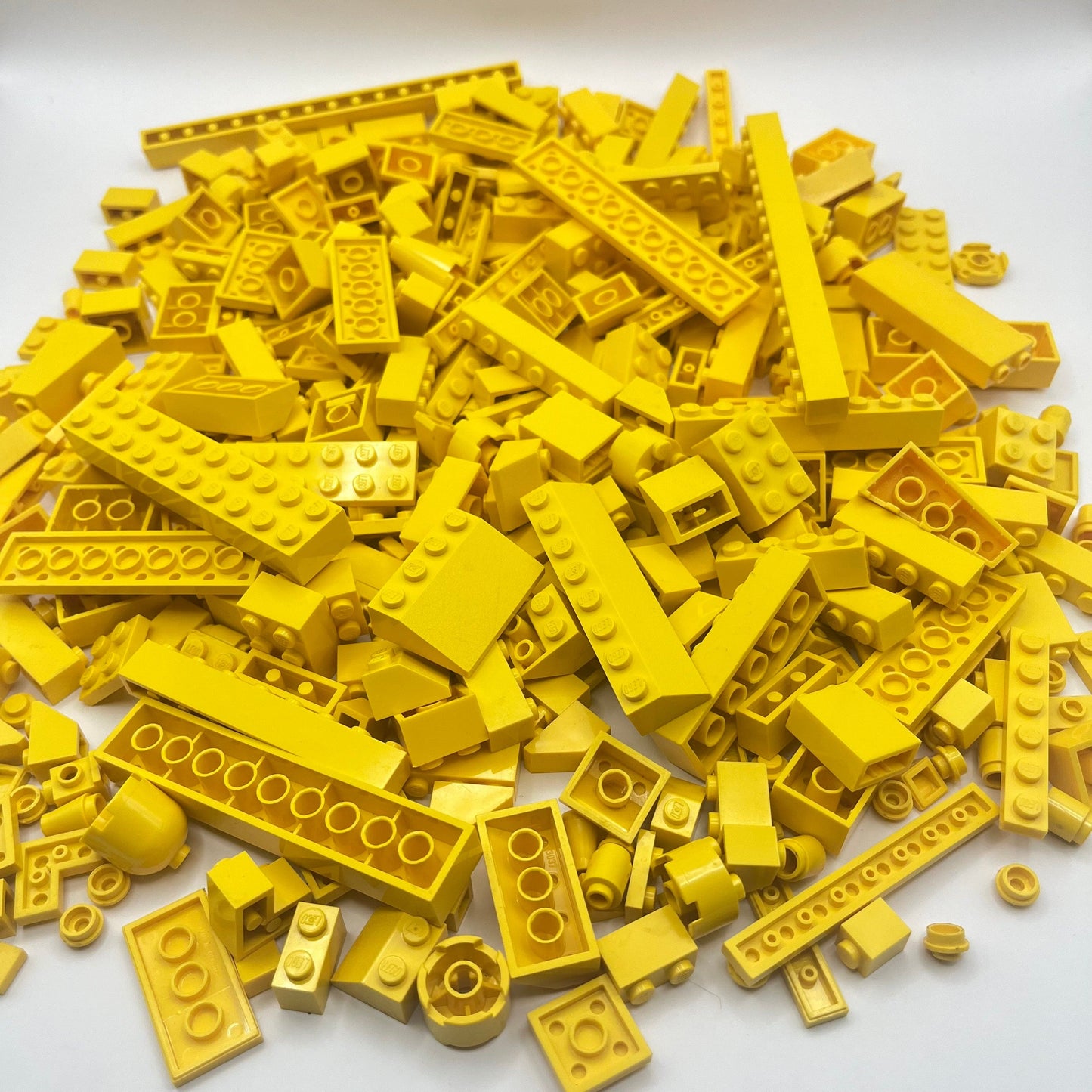 LEGO Yellow, Bricks, Plates, Slopes, Mixed Bag, Approx. 410g