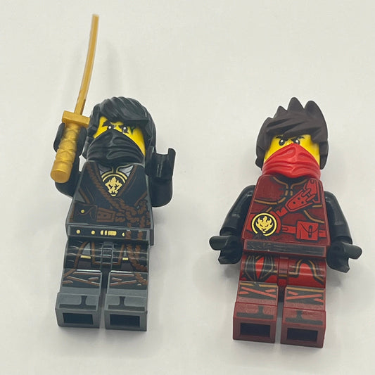 LEGO Cole and Kai from Hands of Time, Ninjago Minifigure (njo274 and njo270)