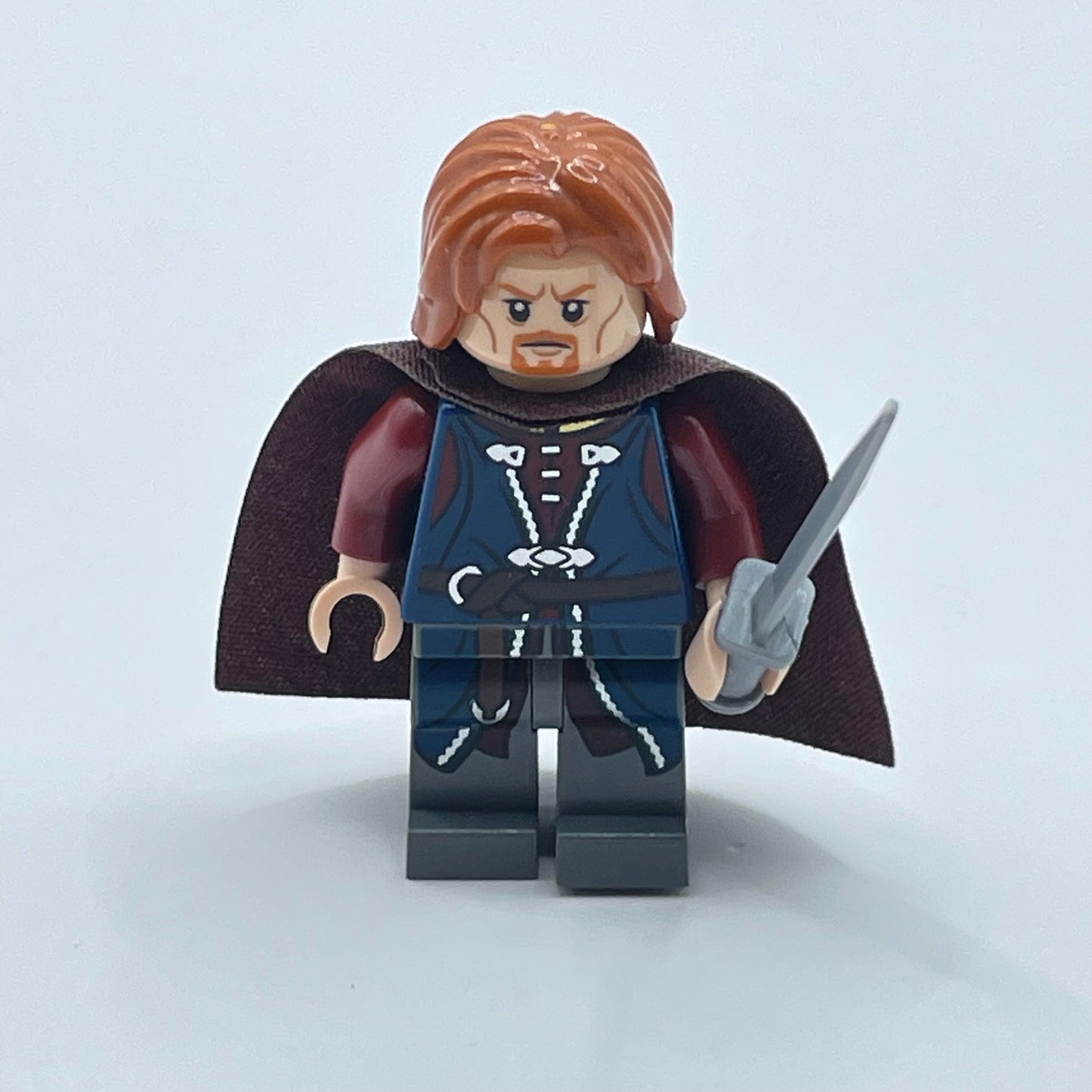 LEGO Boromir, Dark Bluish Grey Legs, Lord of the Rings, Minifigures (lor014)