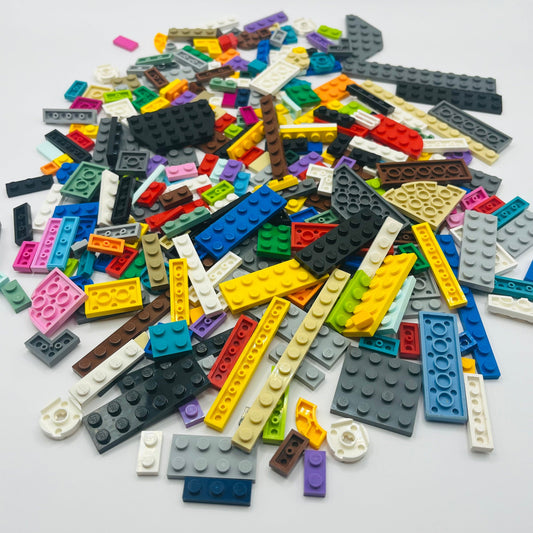 LEGO Plates and Tiles, Mixed Colours, Mixed Bag, Approx 185g