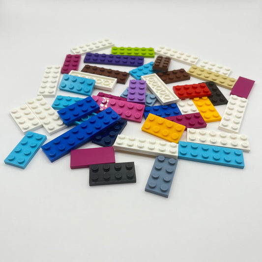 LEGO Mixed Colours, Plates, Mixed Bag, Approx 55g