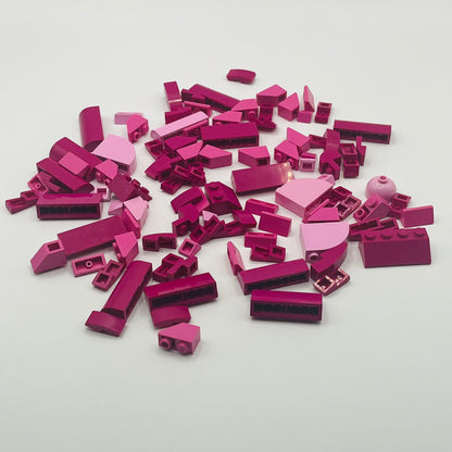 LEGO Slopes, Pink, Mixed Bag, Approx 70g