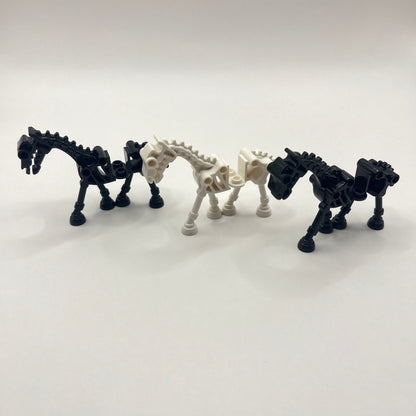 LEGO Skeletal Horse, 3 Pack, Animals, Black and White