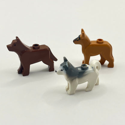 LEGO Working Dogs, Mixed Colours, 3 Pieces