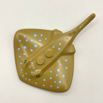 LEGO Stingray, Dark Tan, Blue Spots, 1 Piece