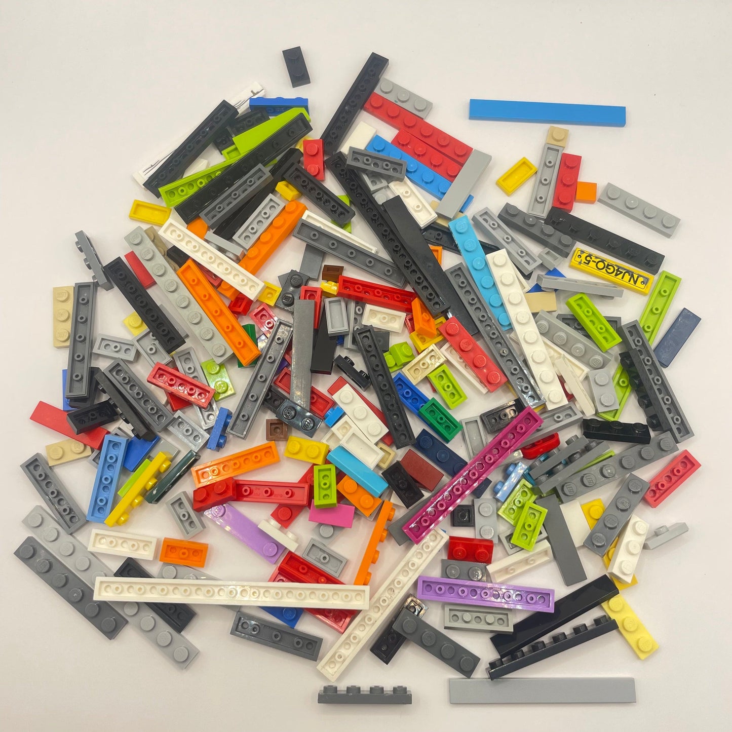 LEGO Plates, 1x Mixed Colours, Approx. 120g