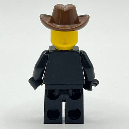 LEGO Bandit 1 (Black Bart), Wild West, Minifigure, (ww007) 1996