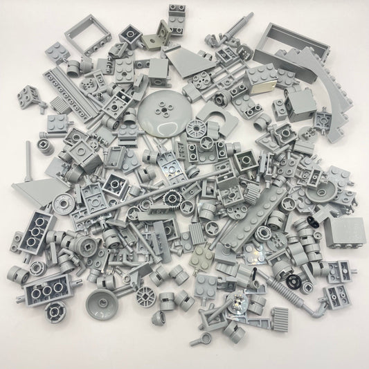 LEGO Bricks, Light Bluish Grey, Building/Vehicles, Approx. 120g