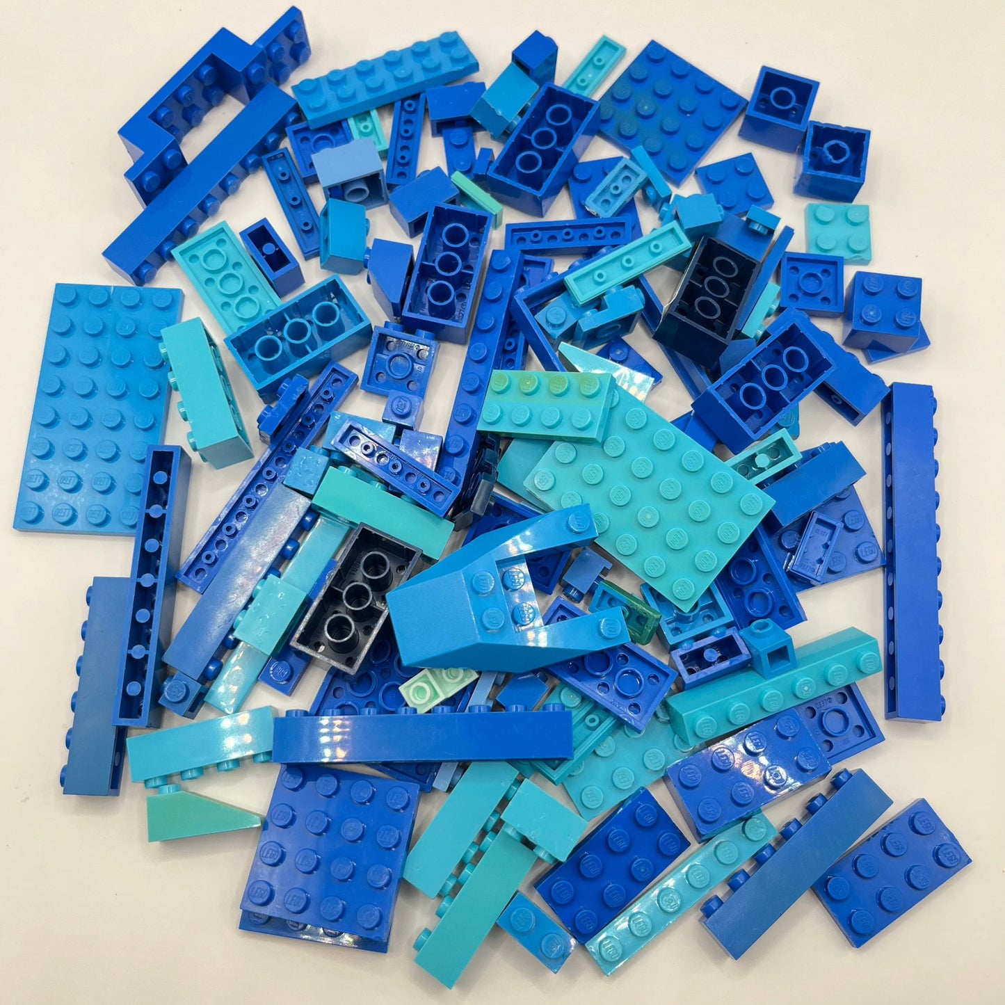 LEGO Seconds Blue, Mixed Pieces, Approx. 150g