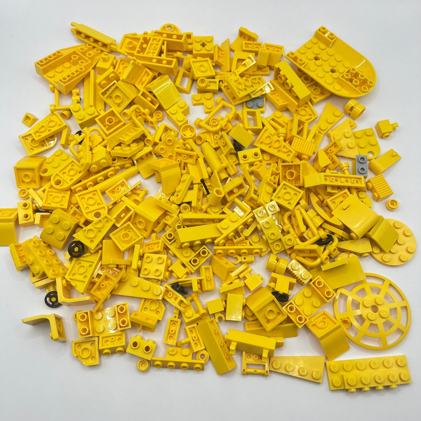 LEGO Yellow, Vehicle, SNOT, Mixed Bag, Approx. 200g