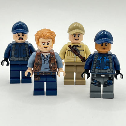 LEGO Jurassic Park/World, Jurassic, Minifigure, (Pack of 4)