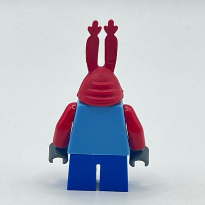 LEGO Mr Krabs - Large Grin, Sponge Bob, Minifigure (bob023)