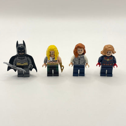 LEGO Batman, Aquaman, Lois Lane, Captain Marvel (Set of 4)