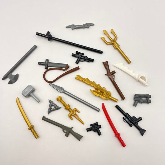 LEGO Minifigure Weapons, Approx. 20 pieces