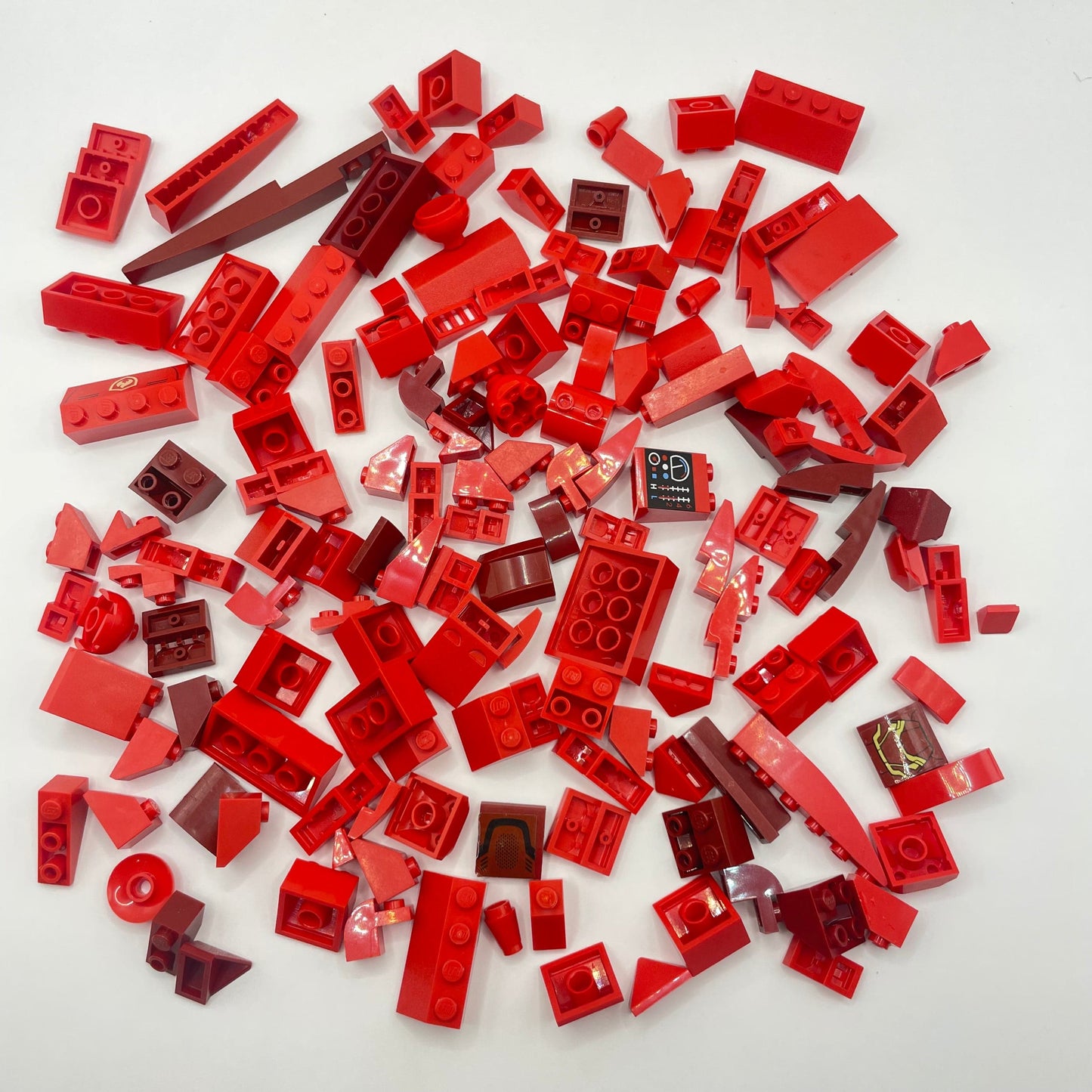 LEGO Slopes, Red, Approx. 125g