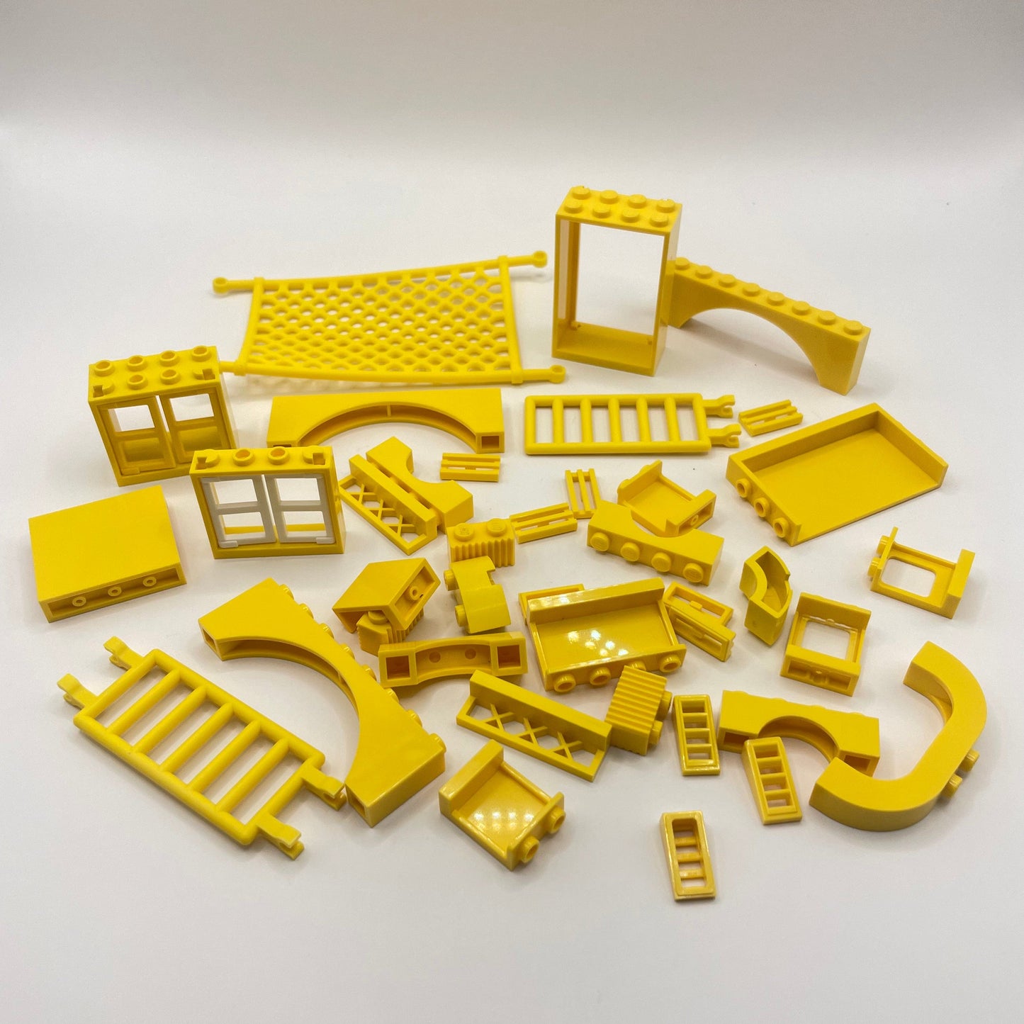 LEGO Yellow Mixed Parts, Building, Approx. 60g