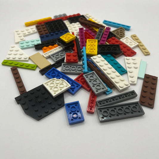 LEGO Plates and Tiles, Mixed Colours, Medium Size, Mixed Bag, Approx. 85g