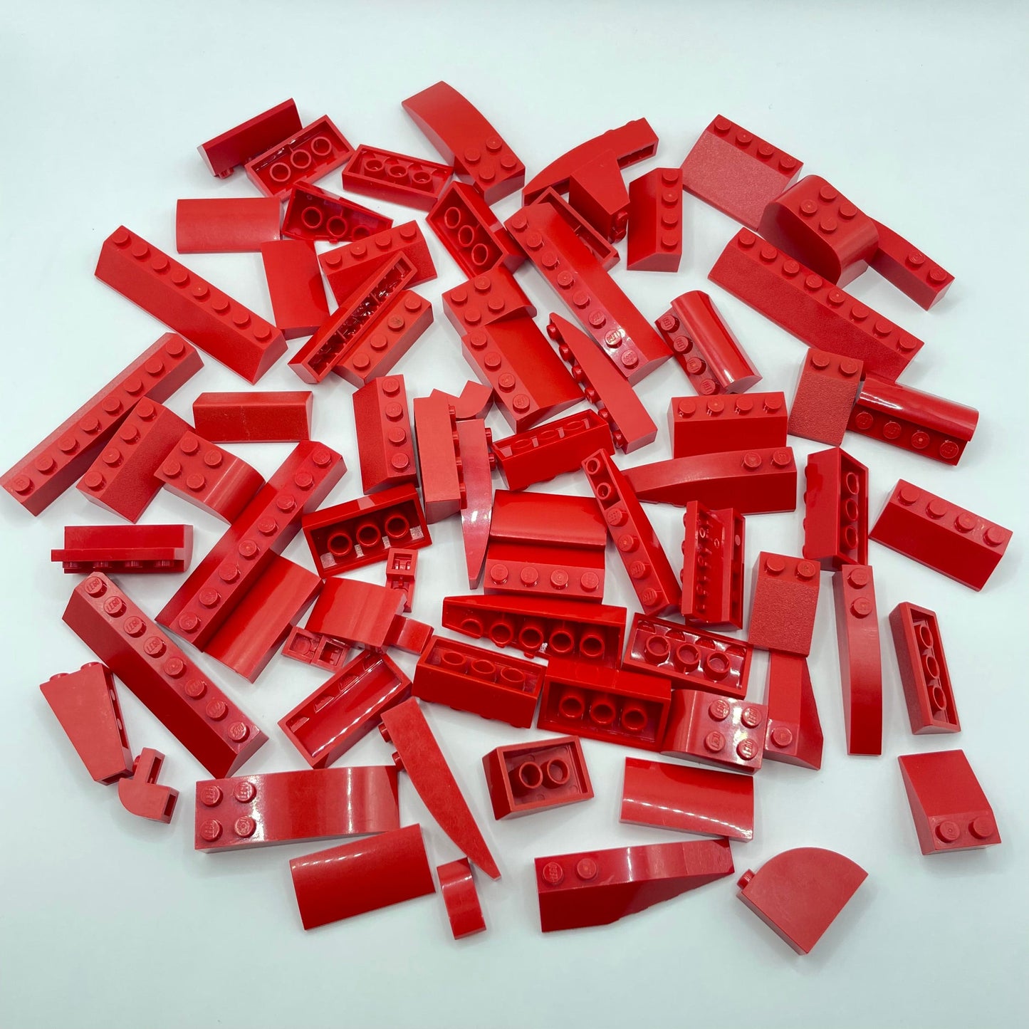 LEGO Large Slopes, Red, Approx. 130g