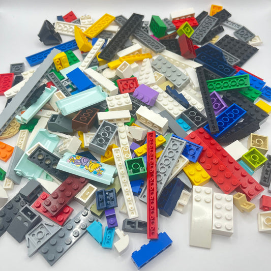 LEGO Mixed Bricks, Slopes, Plates, Mixed Colours, Mixed Bag, Approx. 300g