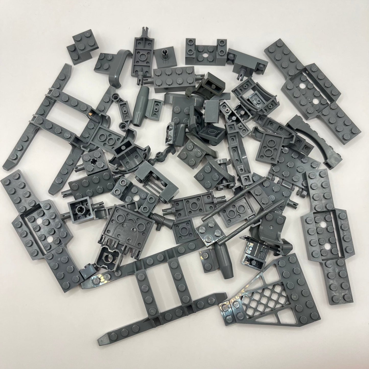 LEGO Dark Bluish Grey, Vehicle Pieces, Approx. 90g