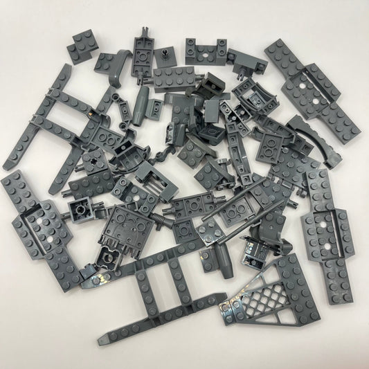 LEGO Dark Bluish Grey, Vehicle Pieces, Approx. 90g