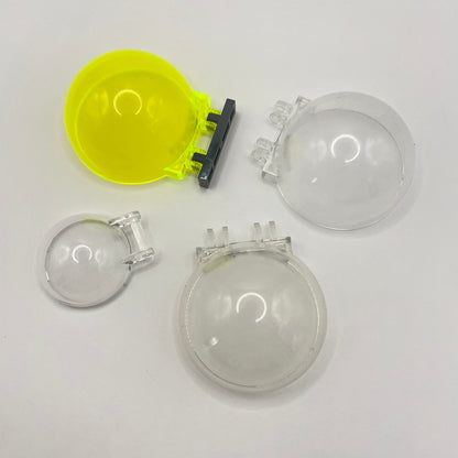 LEGO Half Sphere Canopy, Transparent, 4 Pieces