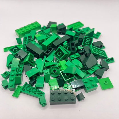 LEGO Mixed Greens, Mixed Bricks, Approx. 80g