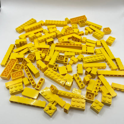 LEGO Mixed Bricks, Yellow, Approx. 150g