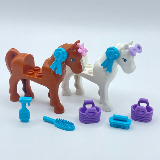 LEGO Show Ponies, Horse Friends with Ribbons, Baskets and Comb, 11 Pieces