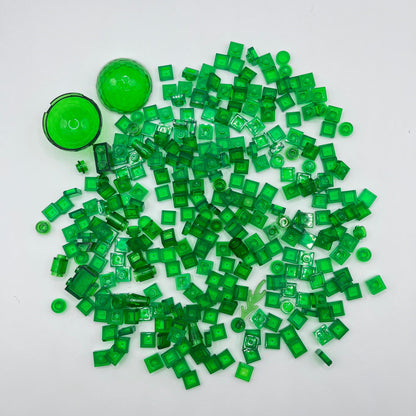 LEGO Transparent Green, Approx. 50g