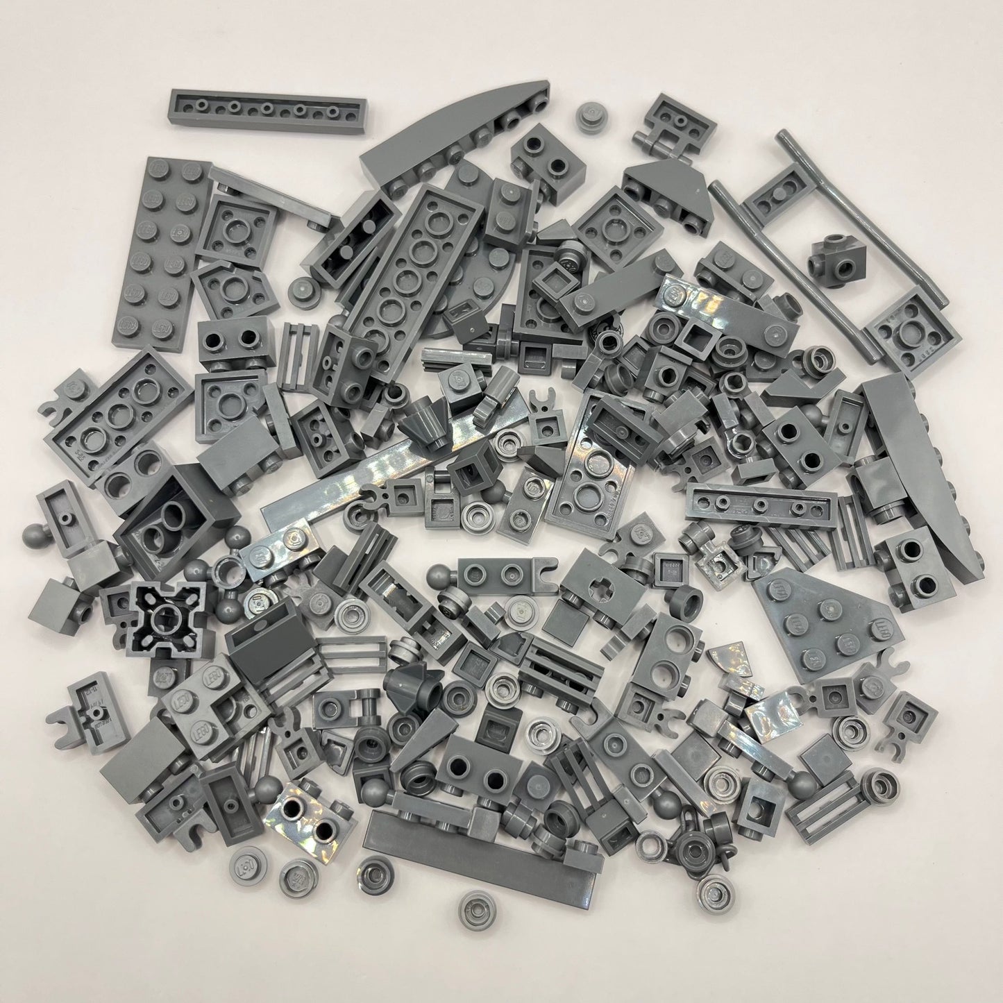 LEGO Dark Bluish Grey Mixed Small Pieces Approx. 75g