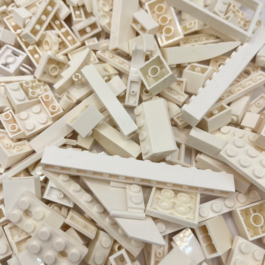 LEGO Mixed White, Bulk, Approx. 400g